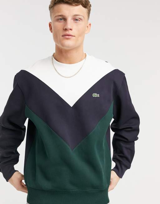 Navy 2024 green sweatshirt