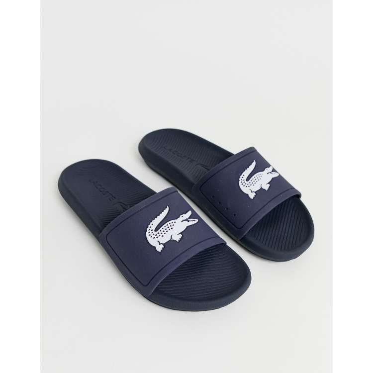 Lacoste Claquette Claquette Avec Pique Lacoste Claquettes à Logo