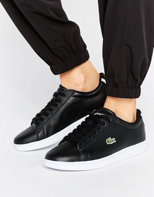 Lacoste Classic Carnaby Trainers In Black