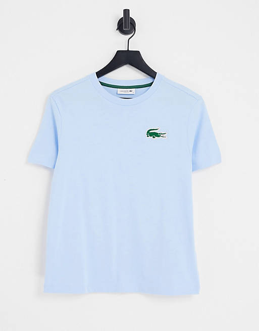 Lacoste classic croc tee in blue