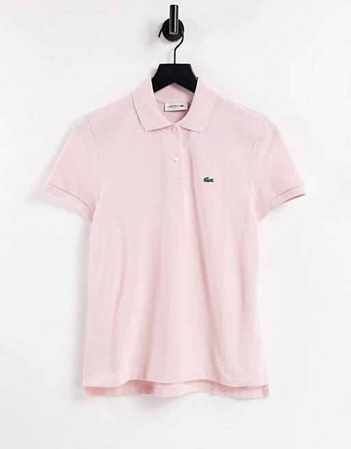  Lacoste classic polo in pink 