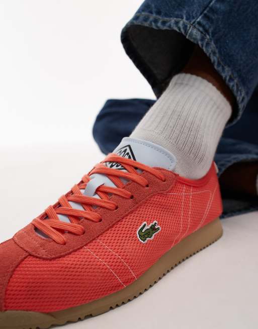 Lacoste - Club - Baskets basses en tulle - Rose, 3 de 5