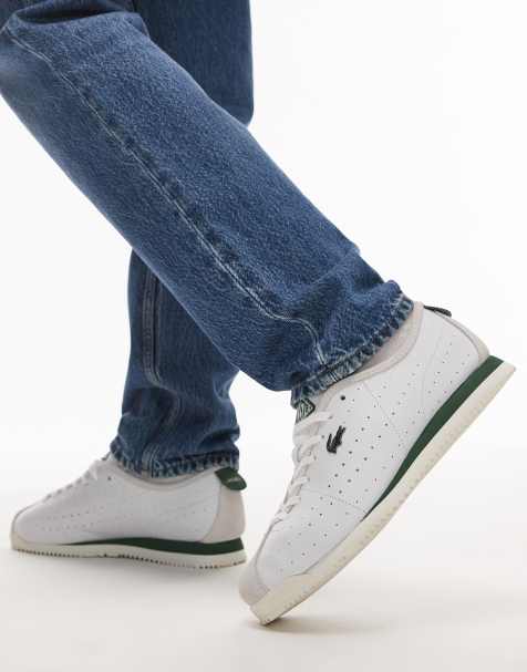 Lacoste Club low leather sneakers in white - view 1