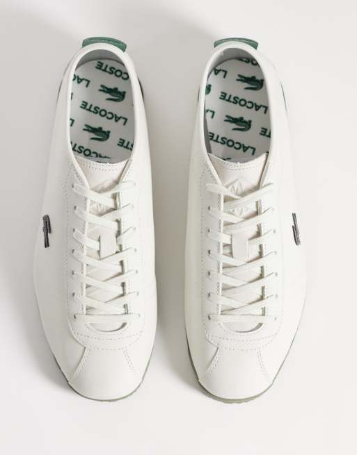Lacoste Club Low Sneaker in Ecru und Khaki, 3 von 5