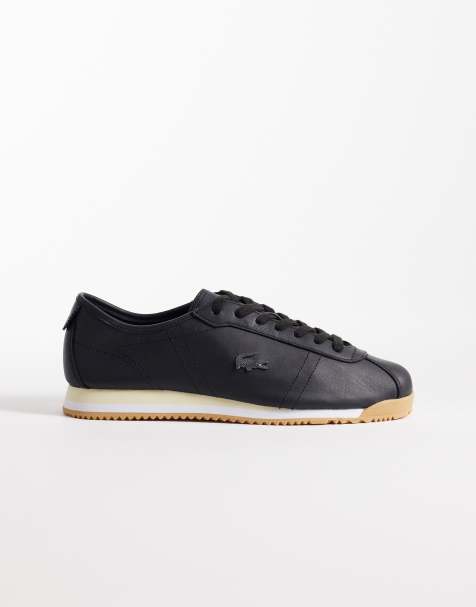 Lacoste – Club-Low – Sneaker in Schwarz mit Logo - view 1