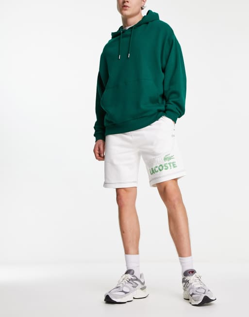 Lacoste club shorts in white | ASOS