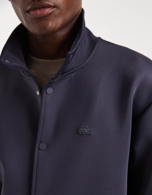 Lacoste co-ord bomber jacket in navy, 4 of 5