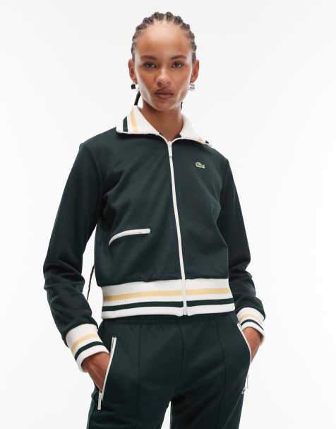 Lacoste co-ord jacket in green