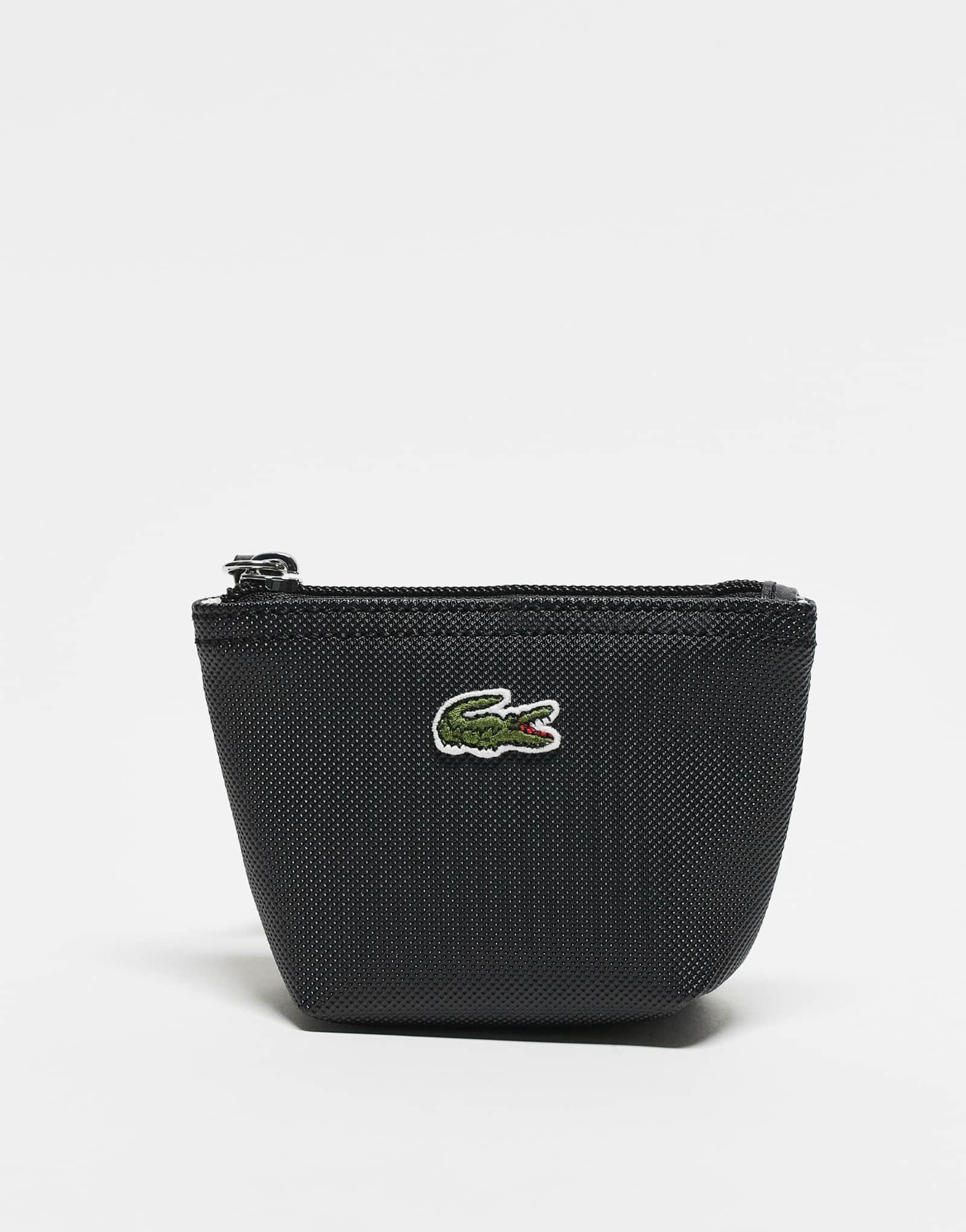 Клипса для кошелька с монетами Lacoste черного цвета