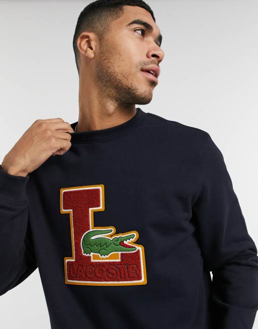 Lacoste 2024 collegiate sweatshirt