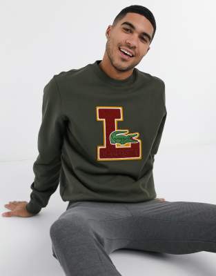 lacoste logo sweatshirt