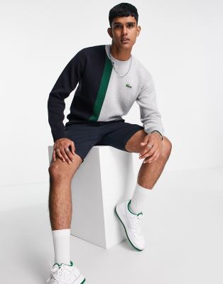 Lacoste color block online sweater