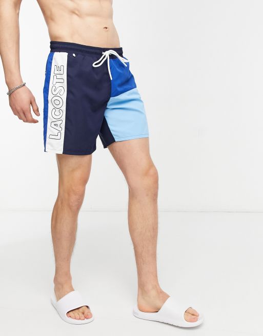 Short lacoste color block clearance