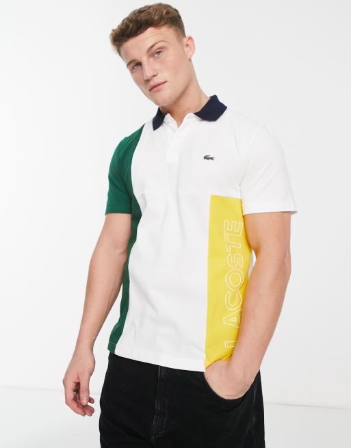 Lacoste polo color discount block