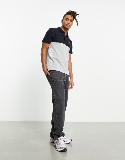 Lacoste on sale block polo