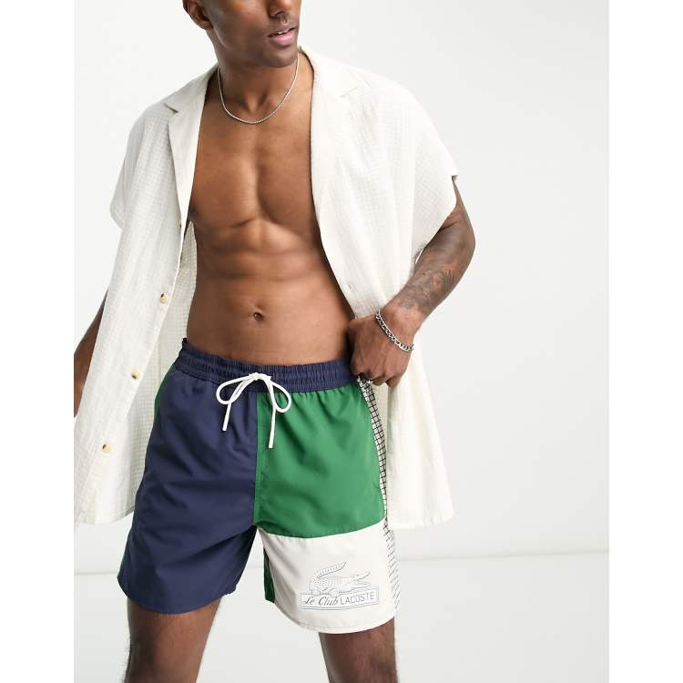 Lacoste swim shorts on sale navy