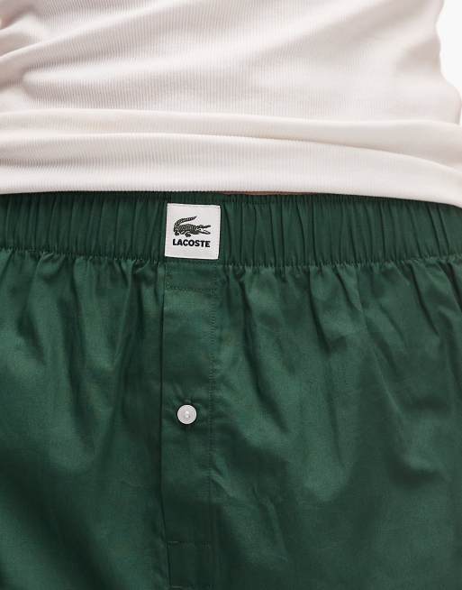 Lacoste - Confezione da 2 boxer verde scuro, 4 di 5