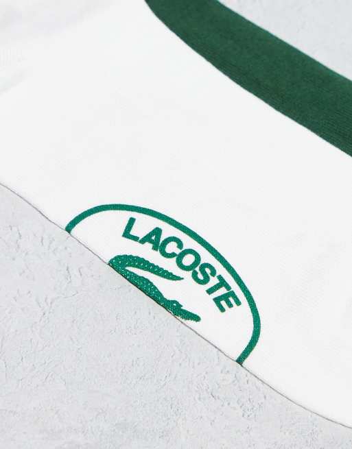 Lacoste - Confezione da 2 paia di calzini bianco sporco e verde con logo grande, 2 di 4