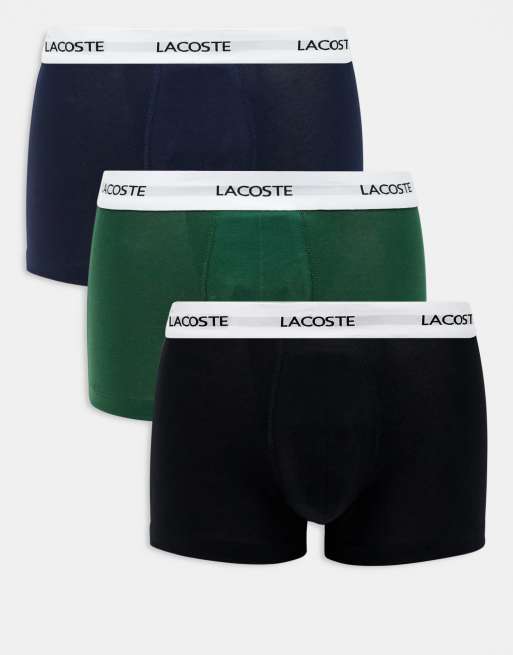 Lacoste - Confezione da 3 boxer aderenti multicolore 