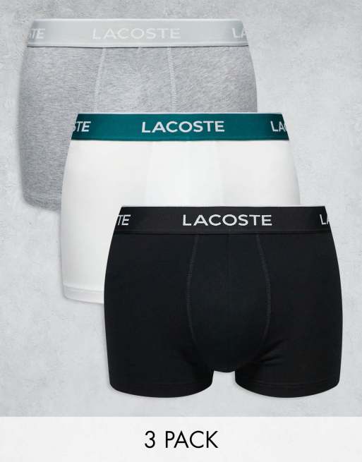 Lacoste - Confezione da 3 boxer aderenti multicolore