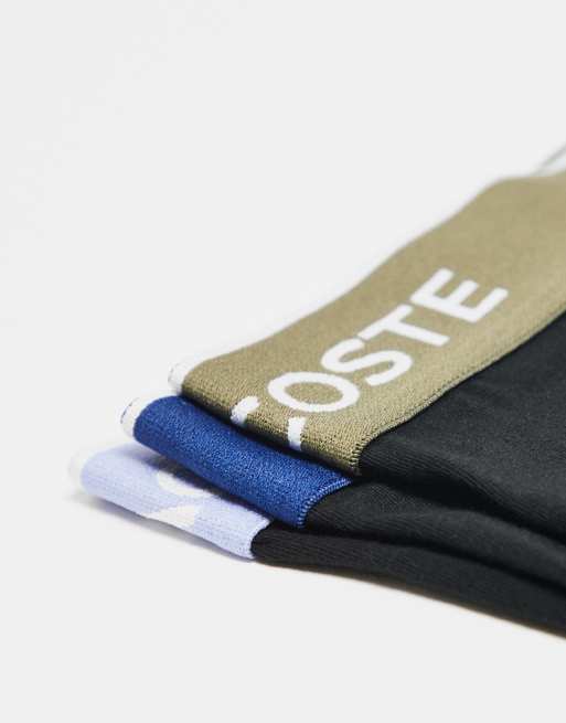 Lacoste - Confezione da 3 boxer aderenti multicolore , 3 di 3