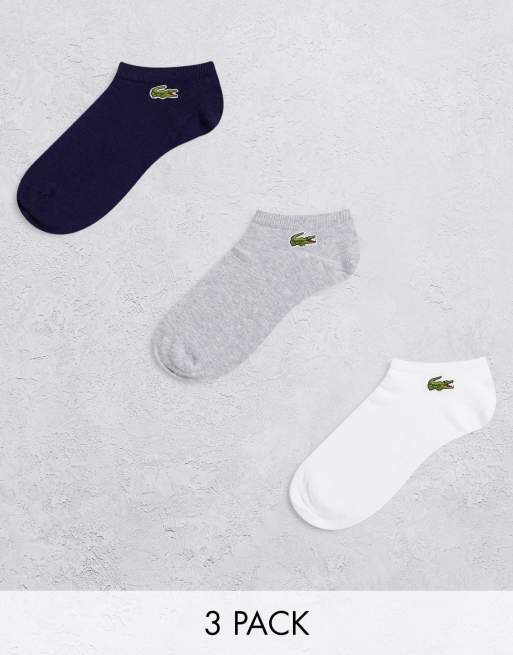 Lacoste - Confezione da 3 paia di calzini multicolore 