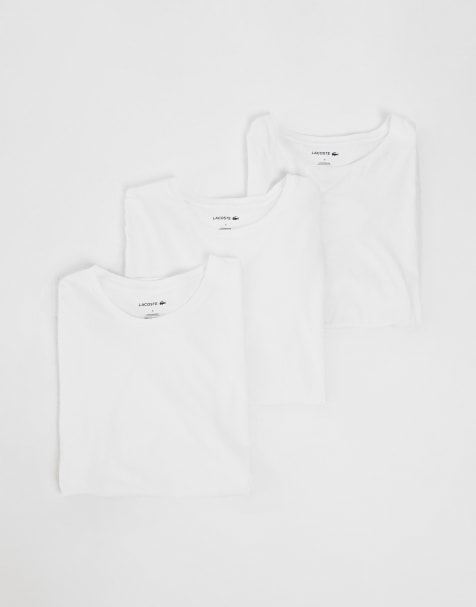 Lacoste - Confezione da 3 T-shirt da casa bianche - view 1