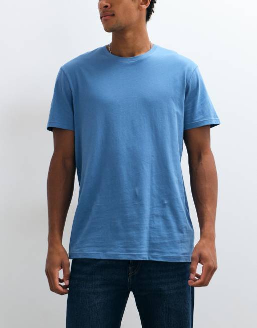 Lacoste confezione da 3 T-shirt girocollo in cotone blu e bianche, 2 di 5