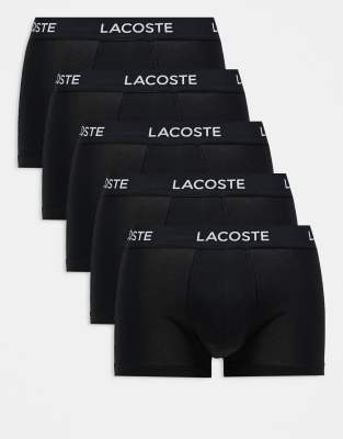 Lacoste Uomo Nero Boxer Underwear Trunk M - Immagine 2
