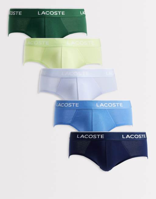 Lacoste - Confezione da 5 boxer multicolore