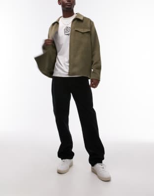 Lacoste Lacoste cord trousers in black-Multi
