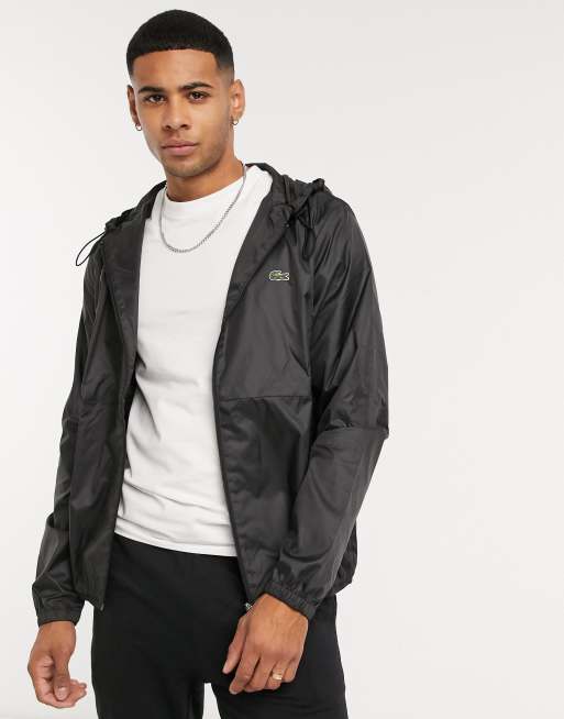 Lacoste Coupe vent fermeture clair Noir