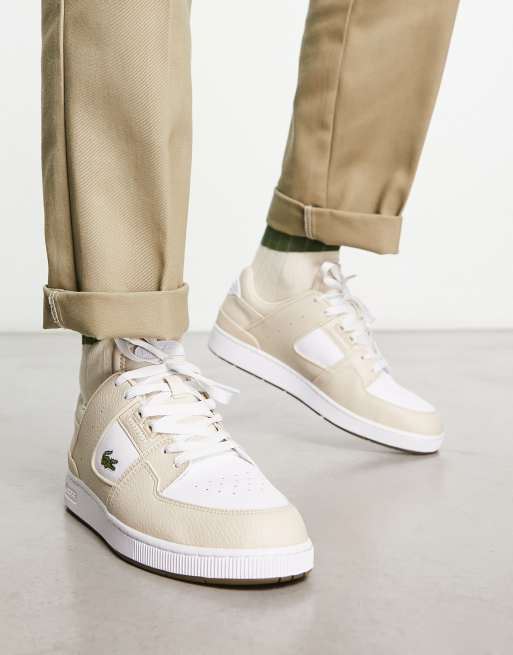 Lacoste beige store shoes