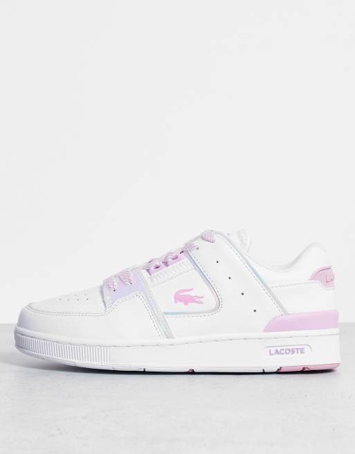 Lacoste - Court Cage - Leren sneakers in wit 