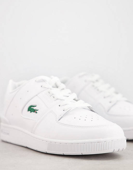Lacoste court cage sneakers in white 