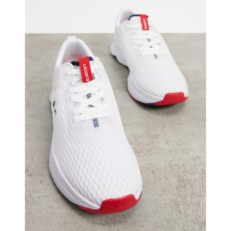 Pull lacoste tricolore hot sale