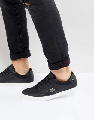 basket lacoste rose gold asos