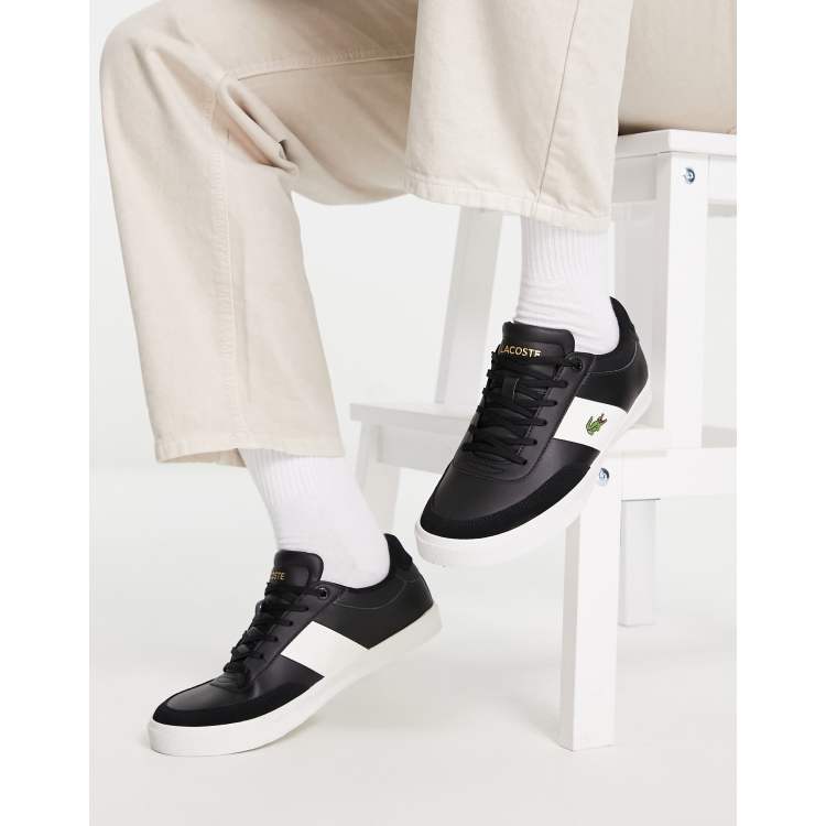 Chaussure lacoste hotsell noir et blanc