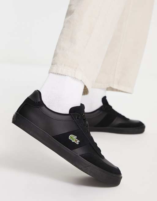 Lacoste court-master pro in black | ASOS