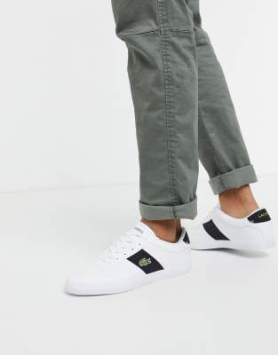 lacoste court master grey