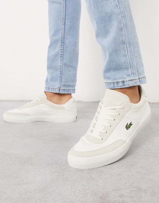 Lacoste court master trainers with white stripe