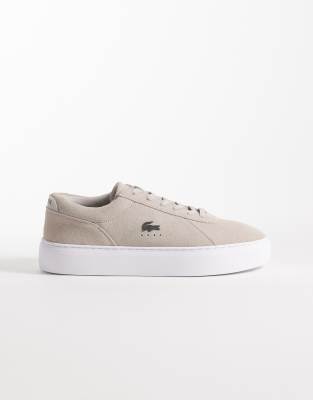 Court Set - Sneaker in Grau mit dicker Sohle und Logo Grau 47