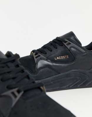 lacoste black loafers