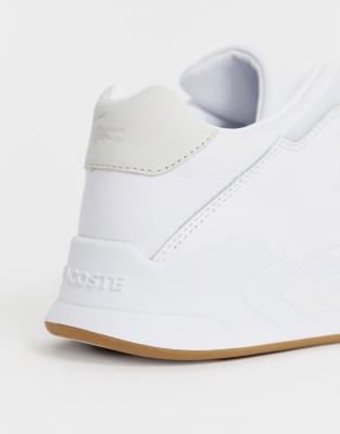lacoste court slam chunky trainers