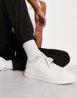 Lacoste court zero trainers in off white