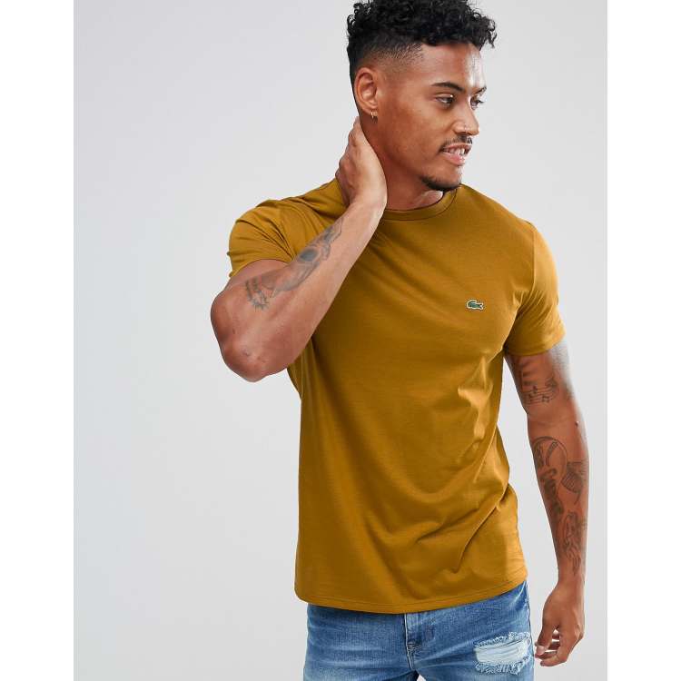 mustard v neck t shirt