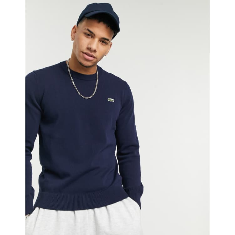 Navy lacoste shop jumper