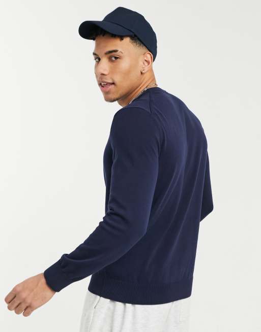 Crew Neck Cotton Sweater