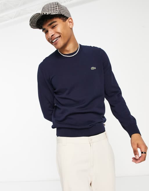 Lacoste jumper shop navy