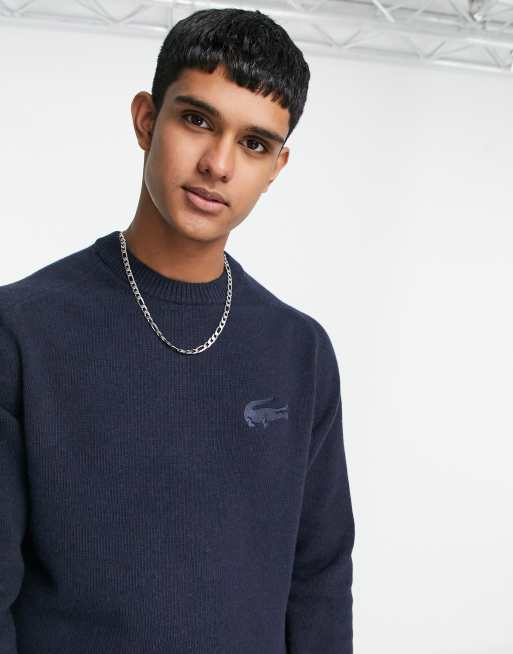 Lacoste crew deals neck jumper